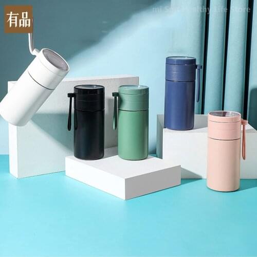 Xiaomi NEW Portable Water Thermos Cup 280ml Outdoor Travel Tea Water Separation Bottle Warm Grade Mug Double-layer Thermos