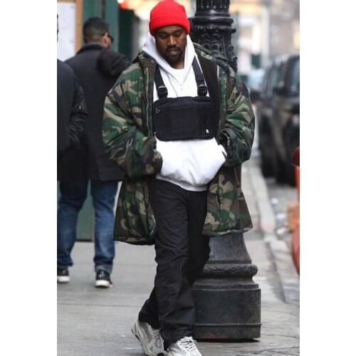Hip-hop kanye west street ins hot style Chest Rig Military tactical chest bag Functional package prechest bag