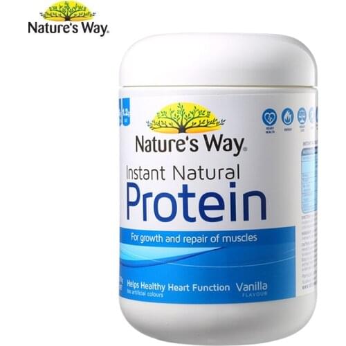Australia Natures Way Instant VANILLA Soy Protein Powder Healthy Heart Energy Muscle Sports Nutrition Skin Nails 100% Vegan