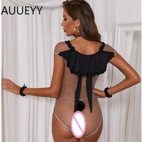 Sexy student cosplay fetish Bodystocking women erotic Lingerie porno Teddy see throng body suit underwear costumes latex catsuit