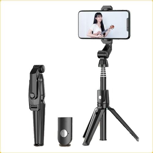 K21 Bluetooth Selfie Stick Foldable Wireless Selfie Stick Tripod Wireless Handheld Gimbal Tripod With Reomte Control For Phone