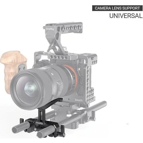 SmallRig 15mm LWS Universal Lens Support for Camera Long Lens Support Hight Adjustable DSLR Camera Rig Lens Adapter 2680