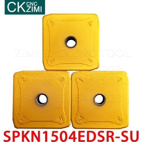 SPKN1504EDSR-SU NC010 SPKN 1504 EDSR SU carbide inserts Square milling inserts CNC Milling cutter tools Cutting Tools for steel