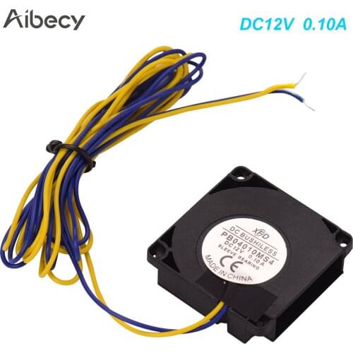 Aibecy 4010 Blower Fan 40 * 40 * 10mm 12V DC Extruder Hot End Cooling Fan Cooler for Creality CR-10 CR-10S S4 S5 3D Printer