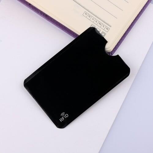5PCS/Pack Aluminium Smart Safety Anti Theft RFID Wallet Credit Card Holder Protector Blocking Case Bank Card Protect Case Cover