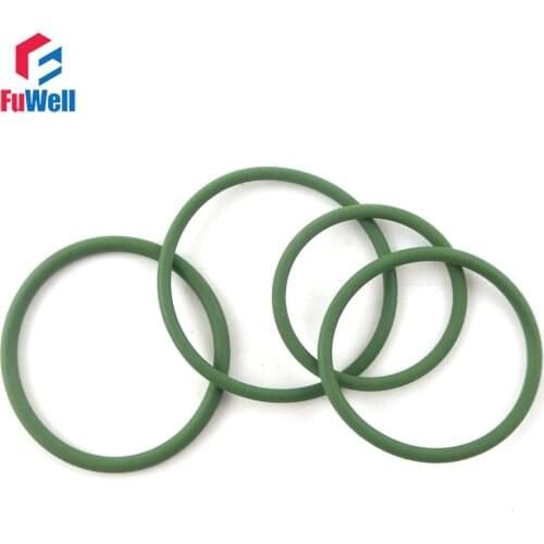10pcs Fluorine Rubber O Rings Hole Seals 1.9mm Thickness Green FKM 35/36/37/38/39/40/41/42/44/45mm OD O-rings Sealing Gaskets