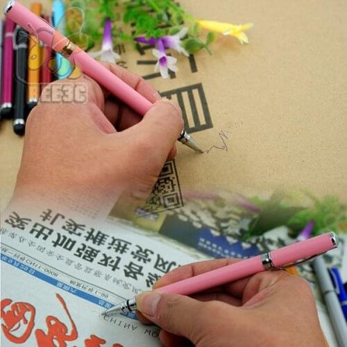 2 in 1 2in1 Multi function use Ball Point Capacitive Screen Stylus Touch Pen with cap 500pcs/lot