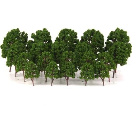 20/set Trees Train Park Scenery LAYOUT DIORAMAS Decor HO OO TT N Z 1:75-1:200