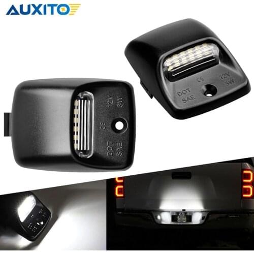 2x LED Number License Plate Light Error Free Car License Plate Lamps 6000K White for Toyota Tacoma 05-15 for Toyota Tundra 00-13