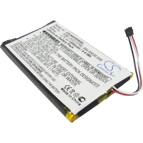 2021 Battery For Navigon 384.00035.005 40 Easy,40 Plus,40 Premiun 1200mAh