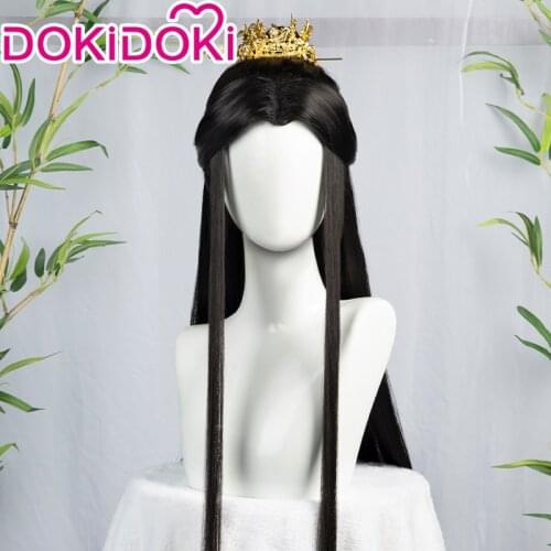 DokiDoki Anime Manga Version Heaven Officials Blessing Xie Lian Wig Tian Guan Ci Fu Cosplay Ancientry Xie Lian Crown Prince ver