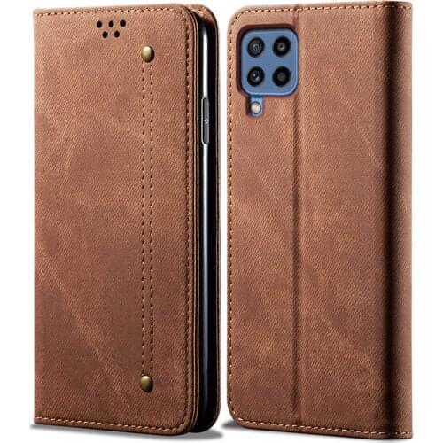 For Samsung M32 2021 Retro Flip Wallet Case Samaung Galaxy M32 M 32 Leather 360 Protect Cover for Galaxy M 32 SM-M325F Case