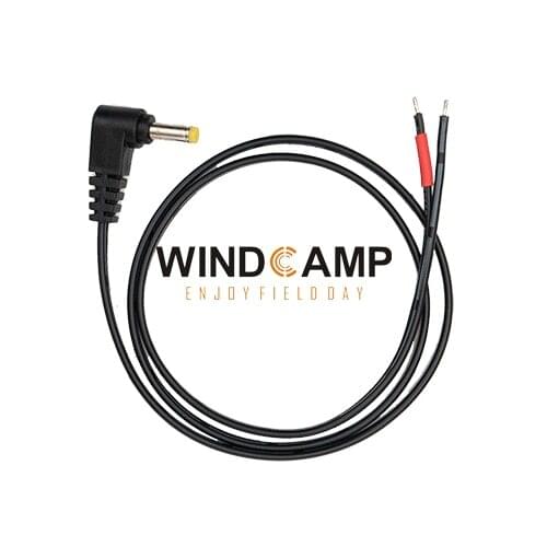 FT-818ND 817nd External Power Cord DC Plug to Bare Wire Head