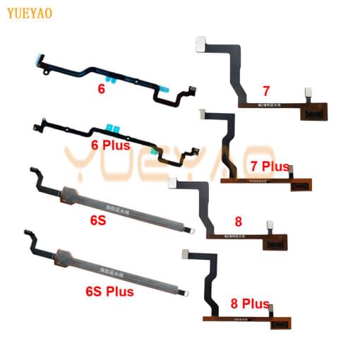 Home Touch ID Return Fingerprint Button Motherboard Connection Connector Flex Cable For iPhone 6 7 6S 8 Plus
