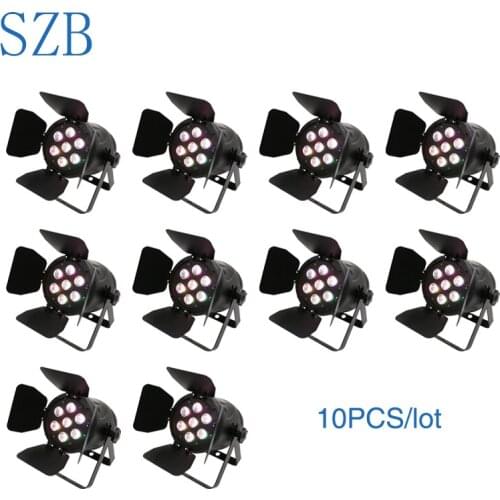 LED Par Light 7x10W RGBW Par Cans Light for Wedding Concert Disco Stage Party Par Cans Light 10pcs/lot/SZB-PL0710