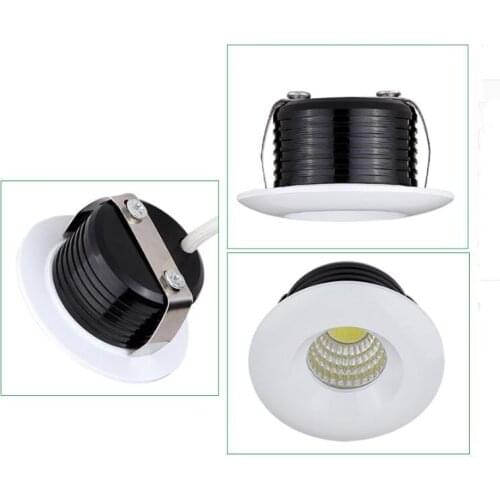 10 pieces 5W 110V 220V foyer living micro small ceiling white miniature spot dimmable mini COB LED downlight 3W down light