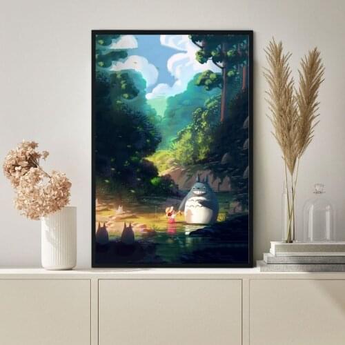 My Neighbor Totoro Poster Anime Canvas Print Wall Painting Home Decoration