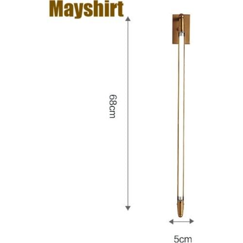 Nordic Long Strip Led Wall Lamp Modern Minimalist Wall Lights for Home Industrial Decor Bedroom Bathroom Mirror Light Fixtures