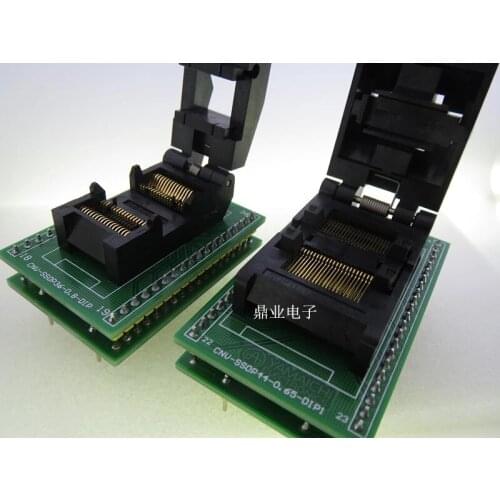 Original YAMAICHI IC Test Seat SSOP44/ SSOP38 SSOP44 Burning Programme SSOP32 SSOP30 Socket Adapter 0.65