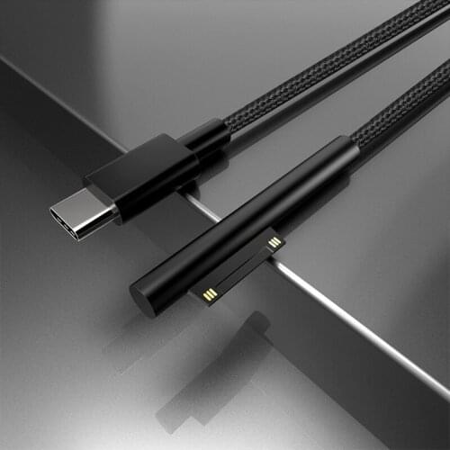PD Fast Charging Cable Notebook Suitable for Surface Pro3 456 Microsoft Surface Pro5 Charging Cable 15V Laptop Magnetic Adapter