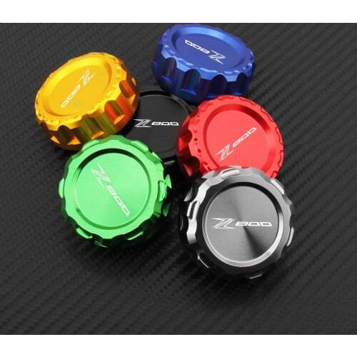 For Kawasaki Z800 Z 800 z800 2012-2016 Motorcycle CNC Rear Brake Reservoir Cover Cap With Logo
