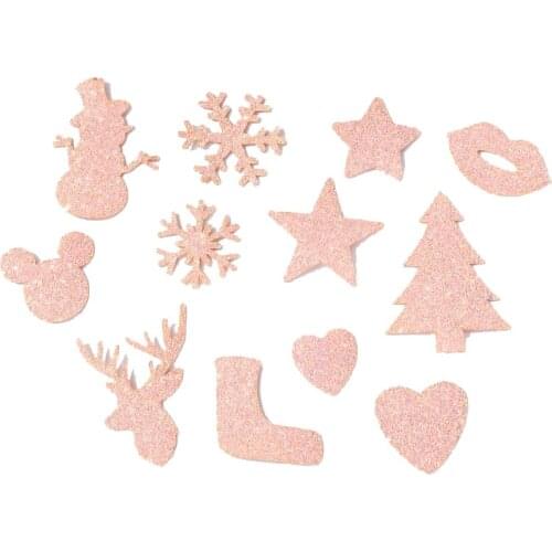 2pcs Flash Powder Green Onion Sequin Patch Christmas Accessories DIY Manufacturers Spot Clothing Bags