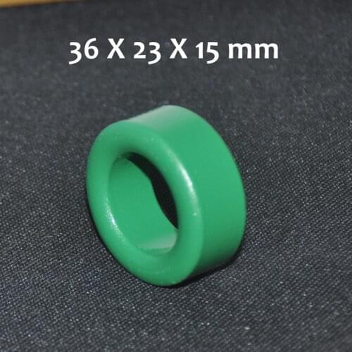 5pcs Ferrite Core Toroide Toroidal Ferrite Cores Coil 36mm Outer Dia 36*23*15mm Inductor Coil Toroid