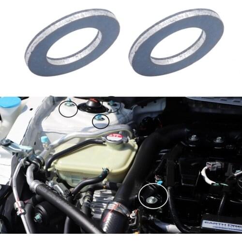 50% Hot Sales!!! 10Pcs Oil Drain Plug Washers Gaskets Spare Parts 9043012031 9008043030 9008043037 for Toyota
