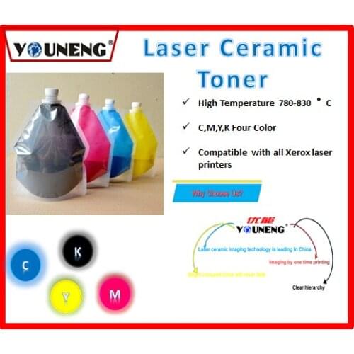 800 degree high temperature color ceramic toner powder Compatible For Ricoh and Xerox model vitrotype Print