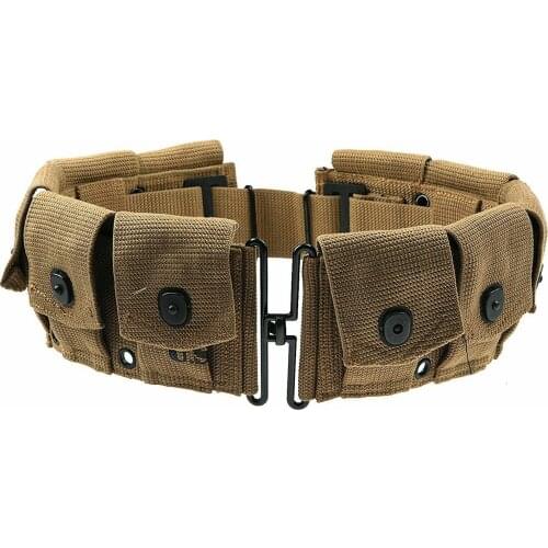 OUTDOORS MILITARY WWII US ARMY SOLDIER M-1923 CARTRIDGE BELT GEAR armyshop2008