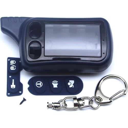Free Shipping Tomahawk TZ9010 Case Keychain for LCD Remote 2 way Car Alarm System Tomahawk TZ-9010 TZ-9030 TZ9030 key Fob Chain