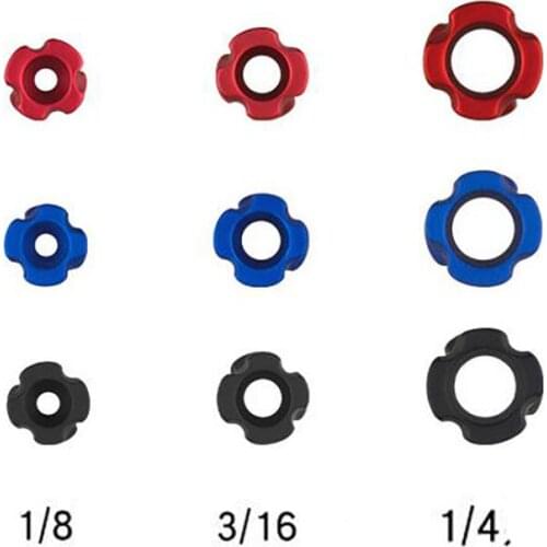 Archery Compound Bow Peep Sight 1/4 1/8 3/16 "inch Arrow Hunting Bow Sight Shooting Accessories Black Red Blue Metal Target Peep