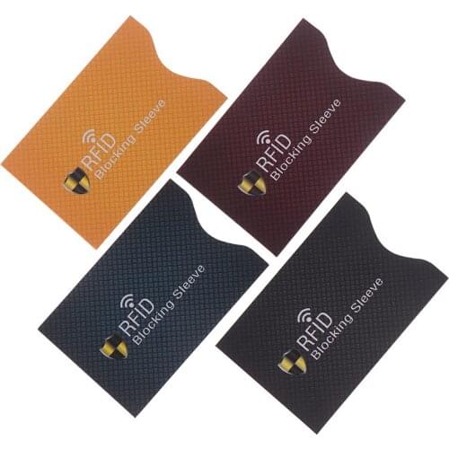 5/10Pcs Anti Theft for RFID Credit Card Protector Bank Card Case Blocking Cardholder Sleeve Skin Case Covers Protection