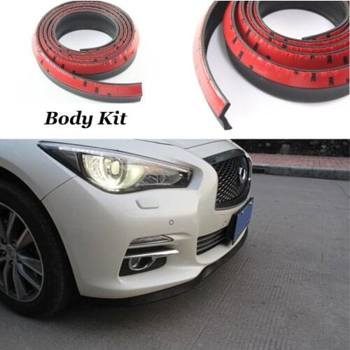 Car Bumper Lip Deflector Lips For Nissan Cefiro Fuga Maxima Sentra Skyline Fairlady-Coupe Car Body Chassis Side Protection