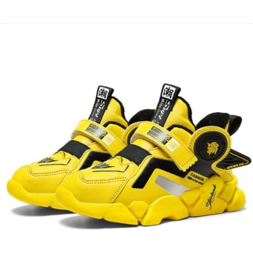 2020 Fall Winter New Boys Sneakers Children Casual Shoes Children Plush Lining Warm Fashion Soft Sole Cartoon Anti-slippery Run