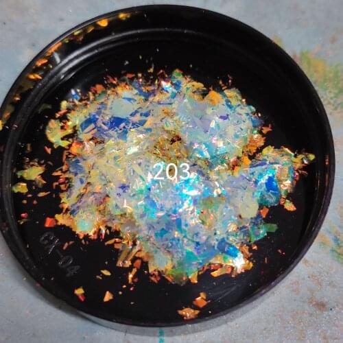 Chromaflakes Irregular Chameleon Flakes Pigment, Sparkling Colorshifting Flakes 10g