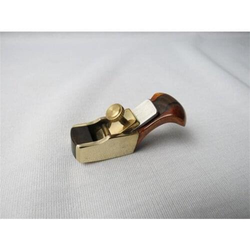 Violin making tools luxury Brass + ebony convex plane 42MM,carving wood tools,hand planer,mini plane ebony