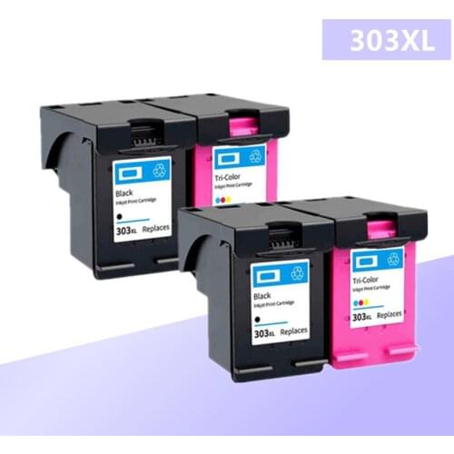 Ink Cartridge 303XL Compatible for HP303 for Hp 303 for HP Envy 6220 6222 6230 6234 6252 6255 7120 7130 7132 7155 Printers