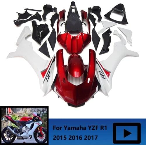 For Yamaha YZF R1 2015 2016 2017 2018 motorcycle fairing kit, YZFR1 r1 15 16 17 18 body injection fairing