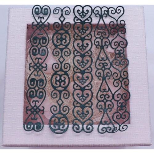 Lace Border Metal Cutting Dies Scrapbooking Album Paper Cards Metal Crafts Embossing Folders Making Template Slimline Dies