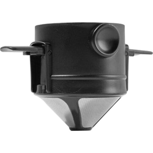 Reuseable environmental friendly Coffee Filters Stainless Steel Easy-clean Drip Coffee Funnel Coffee Dripper Suit for Most Cups