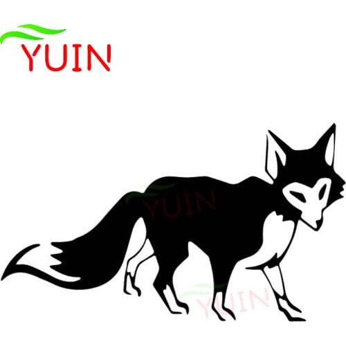 Cunning Fox Car Decals Fashion Trunk Decoration Personalized PVC Waterproof Sunscreen Stickers Can Be Customized Color