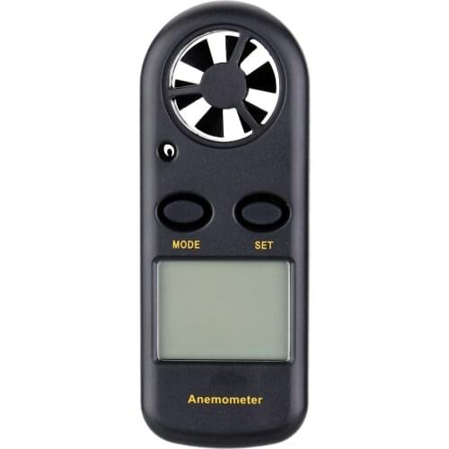 Portable Digital Anemometer Handheld Electronic Wind Meter Speed Meter Air Volume Measuring LCD Display with Backlight