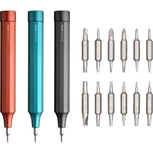 HOTO 24 IN 1 Precision Screwdriver, Mini Screwdriver Set, Multi-functional Screw Driver, Magnetic Storage Box for 24PCS Bits