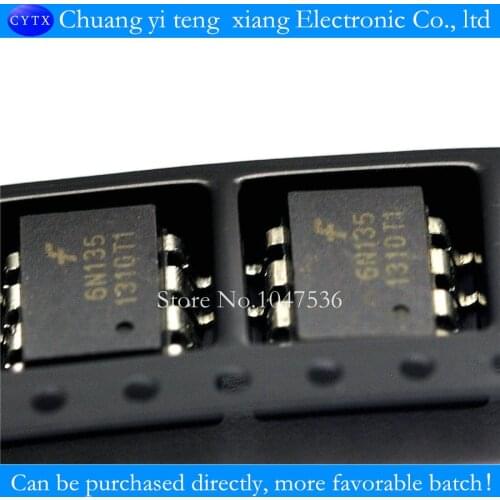 6n135 light coupling patch SOP8 optoisolator photoelectric coupling (5) 10PCS/LOT