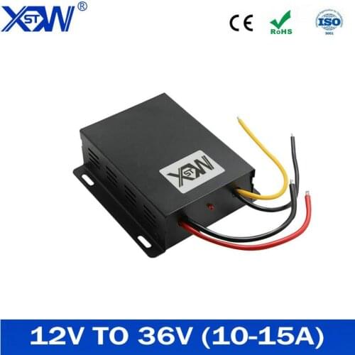 XWST Waterproof 12V-36V DC DC Converter 12V Step Up to 36V 10A 15A 360W Power Supply Boost Module For Car LED
