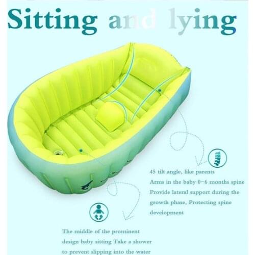 Environmental Protection PVC Inflatable Baby Bathtub Inflatable Baby Bathtub Inflatable Bathtub Small Baby Bathtub Child