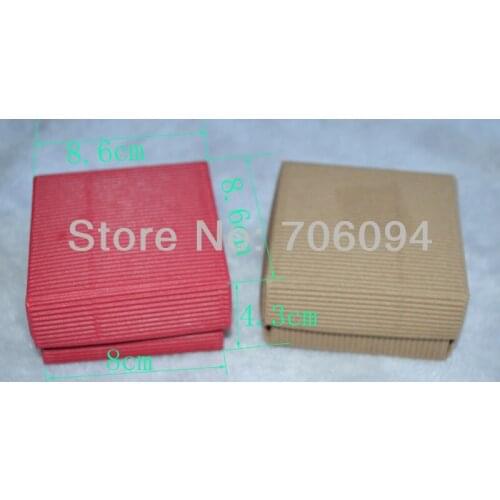 8.6*8.6*4.3CM,50pcs/lot,Cosmetic/Jewerly Corrugated paper box with lid, handmade gift boxes,Essential oil /soap box
