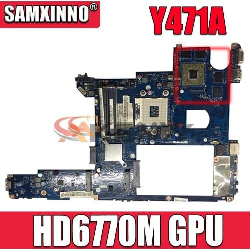 Akemy LA-6884P 11013889 Mainboard for Lenovo IdeaPad Y471A laptop motherboard HM65 DDR3 HD6770M GPU