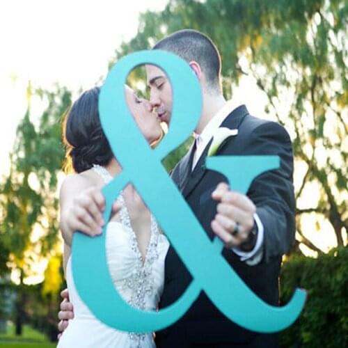 Ampersand Sign Tall Ampersand Sign Photo Prop Wooden Wedding Sign for Photos - Wedding Sign Photo Prop